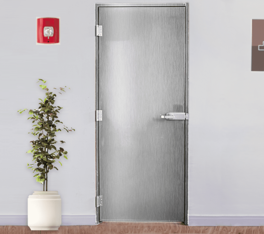 Porta Corta-Fogo Inox